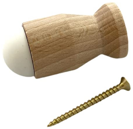 Butoir mural en hêtre d'un diamètre 26mm