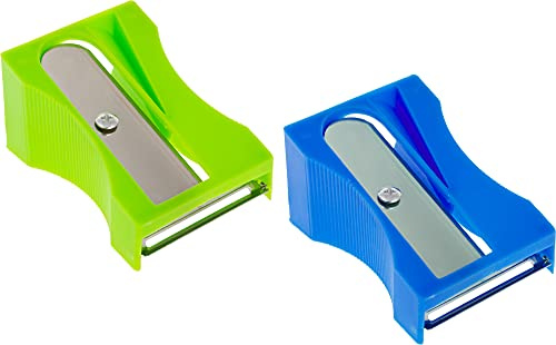 Cuchillo pelador de frutas – Pack de 2 – Cortador espiral Zuchinni – Espiralizador de zanahoria vegetales – Cortador de patata en espiral