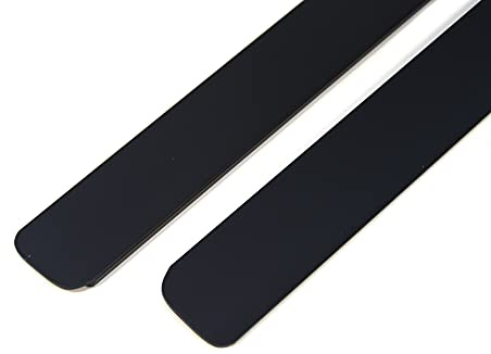 Endleiste Winkelleiste Seiteleiste Arbeitsplatte Küche Schwarz 28mm Aluminium (Links+Rechts 28mm OHNE SCHRAUBENLÖCHER)