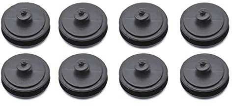 Fußmatten Befestigung Clip, Asudaro 8Stück Auto Fußmatten Clips Teppichschnalle Universal Doppelschicht Teppichklemmen-Halterclips Verschluss Clip Autoteppich-Autozubehör,Schwarz