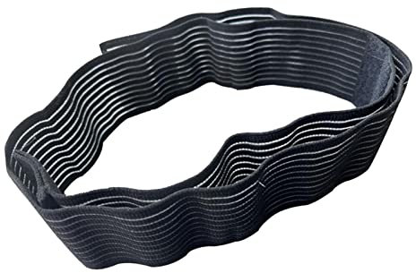 LOVIVER Fascia di Compressione del Seno Supporto per Il Seno Regolabile Fascia Elastica per stabilizzatore del Seno Fascia Toracica per Fitness Palestra Yoga, Nero