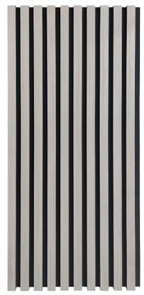 Home Deluxe - Akustikpaneel SONIC Grey Oak - 1 Paneel – 0,32 m², ca. 80 x 40 cm, Holz/Polyester, auf- und nebeneinader platzierbar I Akustik Paneel Schallschutzpaneel Akustikplatten Wandpaneel