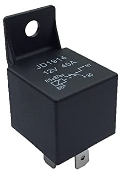 Elektronische Teile 2PC Auto Benzinpumpe Hupe Lüfter 12V Universal kleines Relais JD2912 40A Relais