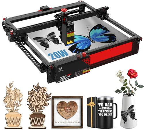 Twotrees TS2-20 laser graviermaschine lasergravur maschine Lasergravurmaschine 20W Diode Lasergravierer Auto Focus WiFi APP Connection Graviermaschine 450x450mm