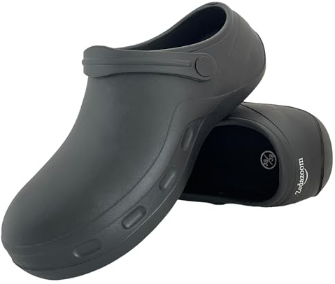 Zedazoom Chef Chaussures Imperméable l'eau Résistant l'huile Bloc Léger Amortisseur Hommes Femmes Steelhead Chaussures pour Le Jardinage, Les Hôpitaux, Les Entrepôts et Les Restaurants