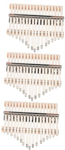 OFFSCH 3sätze Daumenklavier Zubehörset Töne Kalimba Zubehör Mit Brücke Und Stimmhammer Für Musikliebhaber Handgefertigt Für Kreative Gestaltung