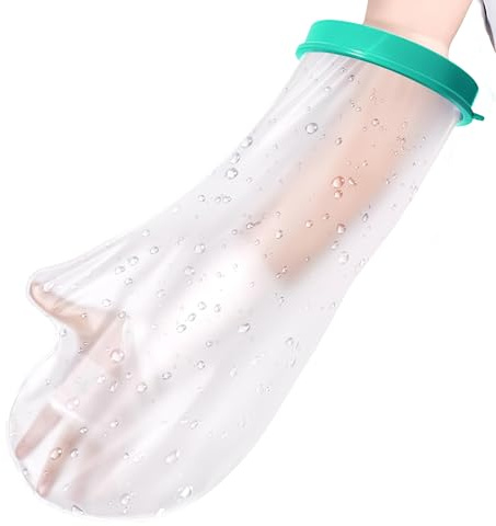 Zssxysm Gipsschutz Wasserdicht Arm für Dusche, Duschschutz Armsleeve, Wiederverwendbarer Gipsarm Duschen Schutzhülle, Wundpflegezubehör für Gebrochene Hände, Finger, Handgelenke