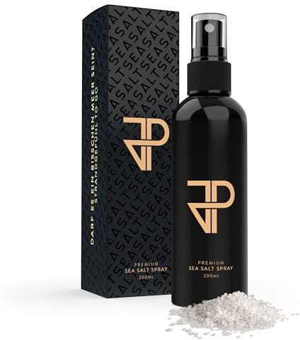 JP SEASALT Spray – 200ml Premium Meersalz Spray für strukturiertes volles Haar & Beach Waves – Mehr Volumen, griffige Textur & natürlicher Halt – Unisex Stylingspray - Meer fürs Haar (200ml)