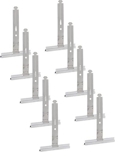 Lot de 4 Attaches Tablier Souples pour Volet Roulant – Fixation Tabliers et Lames – Crochets Compatibles Volets Roulants Électriques et Manuels