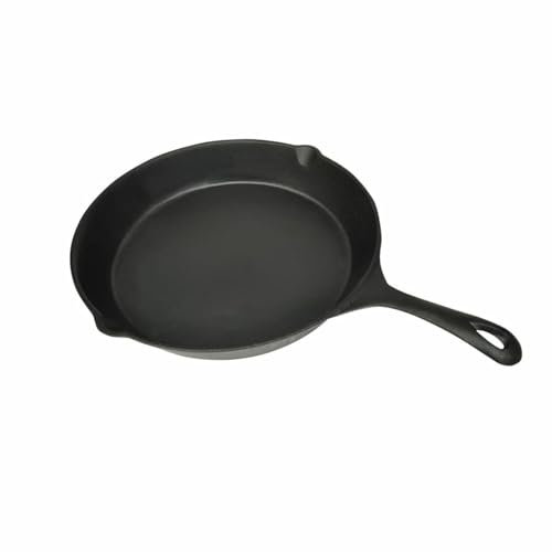 Snsowed Padella in Ghisa per Fritto 30 cm Rotonda,Cucina e Pranzo,Pentolame e tegami da Forno,Pentole e tegami,Pentole Piastre e griglie-50124