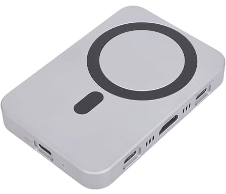 Lazmin112 M.2 NVME SSD Enclosure, 8 in 1 Hub, 10 Gbps, USB A Type C 3.2, Uscita Video A 60Hz 4K, Stazione Docking PD da 100W, con Ventola Interna, per 2230 2242, 2260, 2280mm SSD