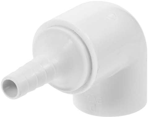 Beaupretty Connettore per Idroponico in PVC 25° Curvo Ingresso Acqua, Raccordi Riutilizzabili per Tubo Flessibile Giardino, Accessori per Impianti Irrigazione Residenziali e Commerciali