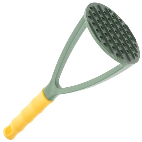 SHINEOFI Presse-purée Manuel en Nylon Noir Trous Uniformes, Facile à Nettoyer, Design Simple et Pratique pour Écraser Ail et Courge Cuisine