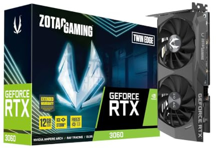 ZOTAC Gaming GeForce RTX 3060 Twin Edge 12GB GDDR6 Gaming Scheda grafica