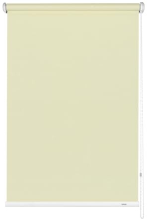GARDINIA Seitenzug-Rollo, Decken-, Wand- oder Nischenmontage, Lichtdurchlässig, Blickdicht, Alle Montage-Teile inklusive, Farbe: Champagner, 52 x 180 cm (BxH)