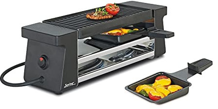 Spring Raclette2 Compact - Raclette, Color Negro