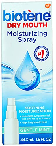 Biotene Mouth Spray, Gentle Mint, 1.5 Ounce Bottle 3 Pack