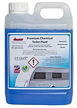 We Can Source It Ltd – 5L Portable Fluid Toilet Cleaner – Highly Concentrated Blue Chemical Cleaner for Caravan, Camping Toilet – Long Lasting Fresh Scent, Easy Use and Efficient Cleaning - Pack of 1