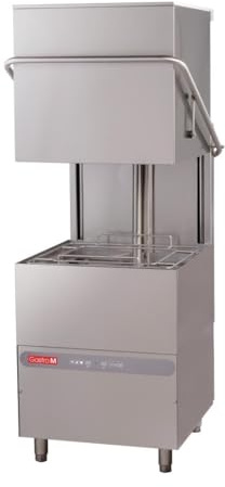 Lave-vaisselle à Capot Maestro avec Pompe de Rinçage Péristaltique et Doseur Détergent 50 x 50 cm - 400V