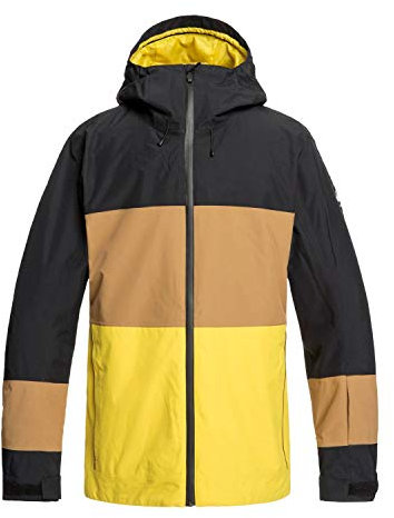 Quiksilver Sycamore Giacca Da Sci/snowboard, Uomo, Black, L