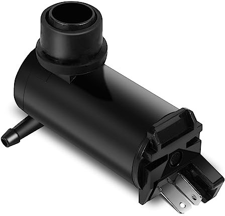 Pompa Lavavetri, Pompa Tergicristallo, Pompa Lavavetri Parabrezza, Pompa Lavavetri Anteriore con Anello di Tenuta 89001122 per Auto, 1 pezzo