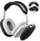 FINTIE Silicone Case Cover for AirPods Max Headphones, Anti-Scratch Ear Cups and Headband Cover for AirPods Max, Accessories Skin Protector (Black)