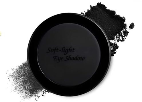 Black Matte Eyeshadow Palette Pigment Color Smoky Eye Makeup Waterproof Pressed Fine Powder Eye Shadow For Performance Cosplay