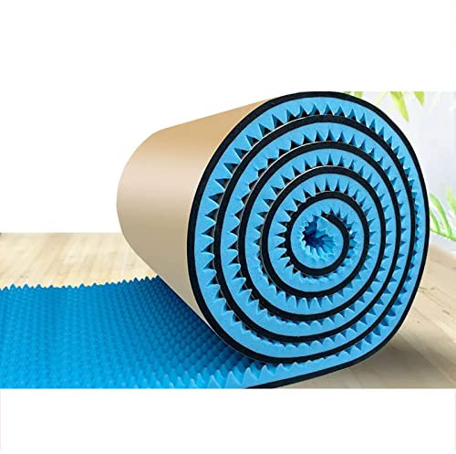 Schallschutzmatte Acoustic Foam selbstklebend 1Mx1Mx7cm Doppelschicht Dämmung Schaumstoff zum Gaming Zimmer für Boxen/Akustikschaumstoff für Podcastsfür Podcast Aufnahmestudio