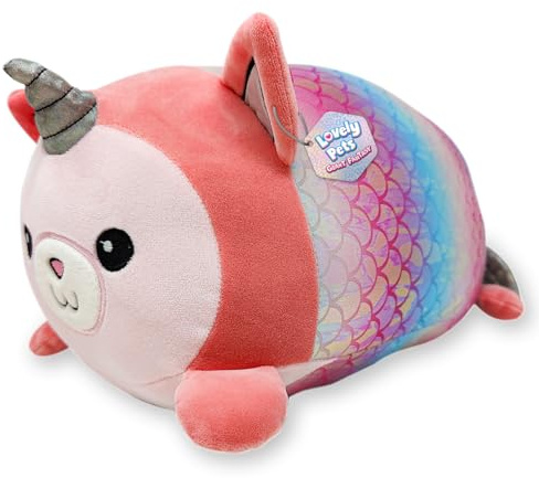 #sbabam Lovely Pets Long Animals, Mooncat Peluche de Gato Suave y Colorido, Longitud 48 cm, Animales de Juguete para niños – Gato de Peluche para Regalo de niño y niña, Juegos para niños de quiosco