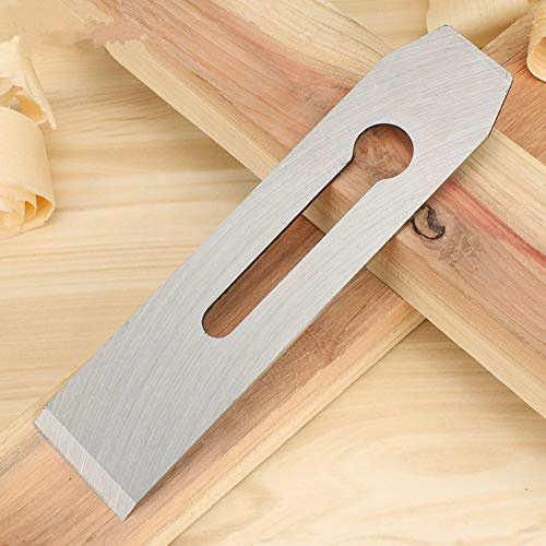 Manual Planing Blade, Wide Replacement Bench Plane Blades Convenient for Woodworking for Carpenter (Planer Blade 44mm)