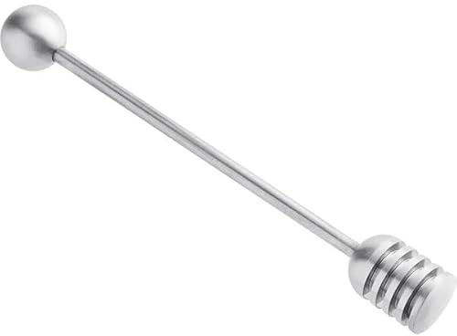 Fox Run Honey Dipper, Stainless Steel Honey Stirring Stick, 6.5