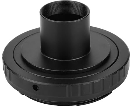 Teleskop-Okularadapter, Teleskop-Montage-Adapterring, Teleskop-Objektiv-Adapter 0,965 Zoll T-Mount-Metall für die Montage von Spiegelreflexkameras