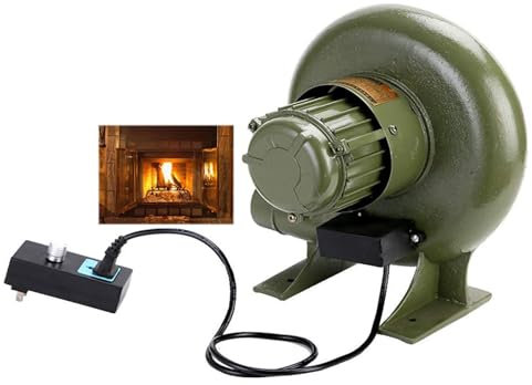 Turbina Soplador De Castillos Hinchables - Soplador De Aire Comercial Compacto Y Energéticamente Eficiente, para Soplador De Fragua De Herrero Eléctrico Pequeño De 220V, para Barbacoa O Carbón(200W)