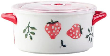 Praktische Schüssel zum Mittagessen, Suppenschüssel mit Griff, chinesische Schüsseln, Speiseschüssel, Müslischalen, Reisschüssel, Schüssel zur Lebensmittelaufbewahrung, Eintopf, Nudeln, Salatschüsse
