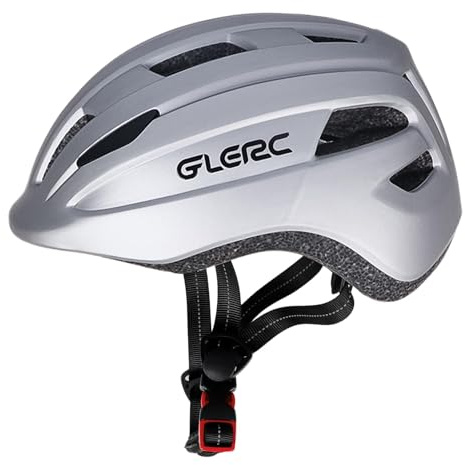 Glerc Boys & Girls Multi-Sport Helmet for Kids Ages 3 4 5 6 7 8, for Cycling, Scooter, Skate & Skateboarding, Adjustable S with Dial Fit System, Lightweight & Airflow Design for Gift, Titanium