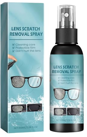 Glasses Cleaning Spray for Sunglasses,Spray Limpiador de Arañazos Gafas,Eliminación de Arañazos de Lentes,de Reparación de Gafas,Cleaning Agent Removing Scratches On Eye Glass,1PC