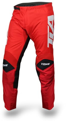 TLA T-One Pantalons Moto Cross, Enduro, Quad, Robustes, Légers. Tailles jusqu'à 46-6XL pour Homme, Femme, Enfant. Vêtements Moto, Combinaison Motocross, Enduro, Quad