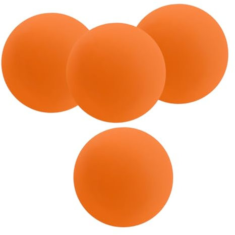 Milisten 4stücke Hochelastische Squashbälle Aus Gummi Für Reboundball-Training Racquetball-übungsgeräte Mini-bounceball-Sets Für Anfänger Und Wettkampfausbildung Orange