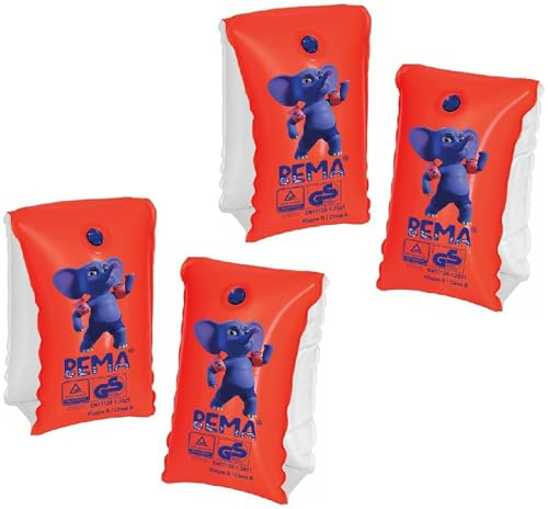 BEMA® Original Schwimmflügel, orange, Größe 0, 11-30 kg / 1-6 Jahre (2)
