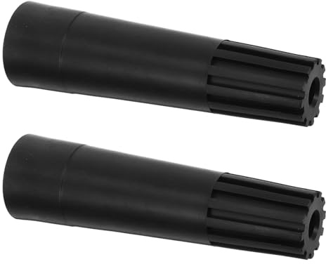 HOODANCOS Plastic Threaded End Extension Pole Adapter Easy to Use Handle Connector with 2.5cm Thread 2pcs Sturdy Construction for Mop and Paint Brush Handles for Household Cleaning