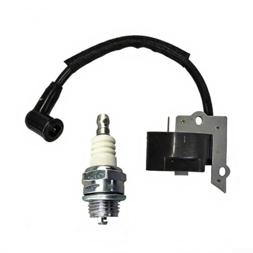 Lot de 2 bobines d'allumage 545189701 pour cabine Snapper 433B - Pour 433L, pièce de rechange haute tension pour tondeuse à gaz et tondeuse à gazon, assure un démarrage fiable du moteur, noir