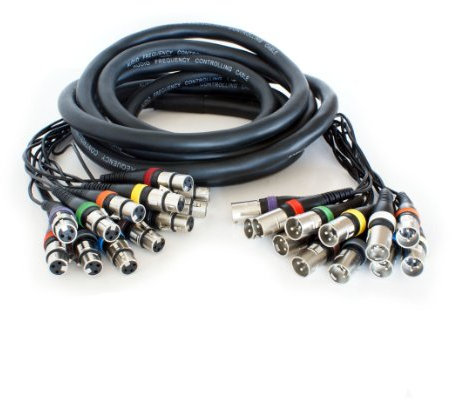 5 m – 12 Voies XLR mâle vers Femelle Loom câble – Micro Casque Serpent multicore Lead – Cablefinder