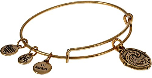 Alex and Ani Wave Bracelet, One Size, Brass