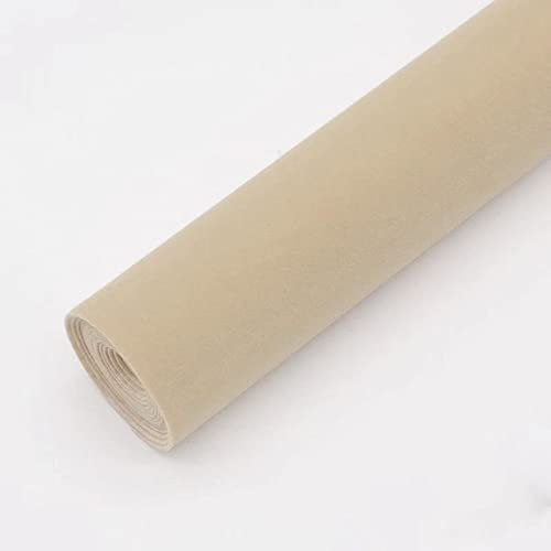 HARICSET Bastelfilz Selbstklebend 150 cm Breit Kinder Vliesstoff Stoff Filzplatten zum Filzuntersetzer Basteln Nähen DIY Patchwork(Size:1.5 * 2m,Color:Khaki)