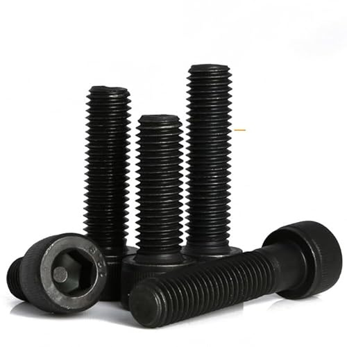 1-10P M4 M5 M6 M8~M12 Stahl der Güteklasse 12,9, Linkshänder, Linksgewinde, Gegengewinde, Kappe, Innensechskantkopf, Innensechskantschraube, 1 Stück, M10 x 40 mm, links