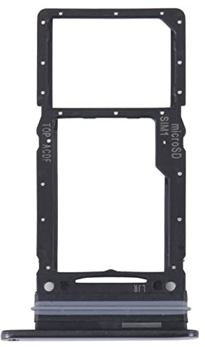 Compatibile con Samsung Galaxy A34 SM-A346 A346 5G (NON per 4G) Carrello Vassoio Alloggio SUPPORTO adattatore SLOT PORTA CARD carrello per SCHEDA SIM + vano Memoria Micro Sd (Nero)