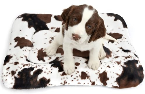 ULIGOTA Medium Dog Bed Washable Pet Bed for Cat/Dog Soft Crate Mattress Pet Pillow Cushion for Crate
