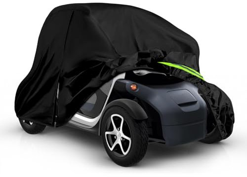 Telo Copriauto Sostituzione per Renault Twizy 2012-2023, Copertura Auto Protettiva Dell'auto, Telone per Auto Garage Completo Impermeabile Strisce Riflettenti Completo