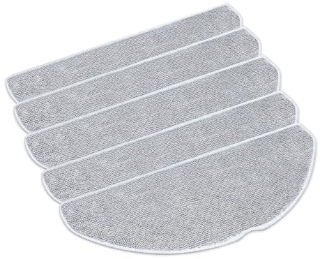 Tapo RVA301, Vacuum Washable Mop Cloth, Robot Vacuum Washable Mop Cloth (5 Pcs), Compatible RV30 Max Plus, RV30 Max, RV20 Max Plus, RV20 Max, Grey