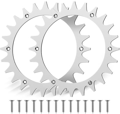 Forever Speed 2 Stück Mähroboter Spikes für Worx Landroid S/M, Senkschraubenloch-Entgraten, 210mm Rasenmäher-Roboternägel, 14 selbstschneidende Schrauben